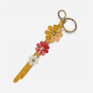 NEW HOBO women's triflower keychain in sun glow